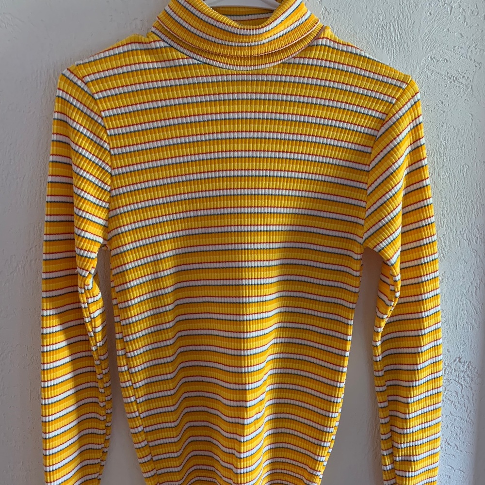 Sears Roebuck & Co. Stripped Vintage LS Turtleneck